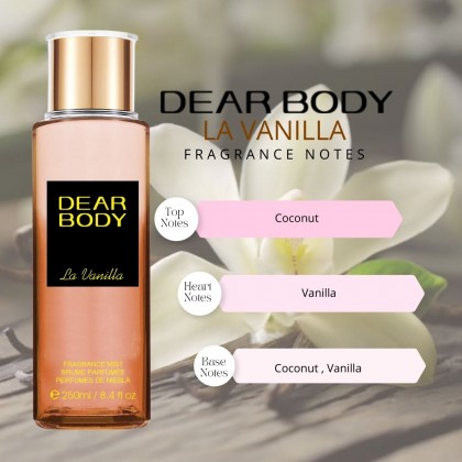 Dear Body La Vanilla Body Mist